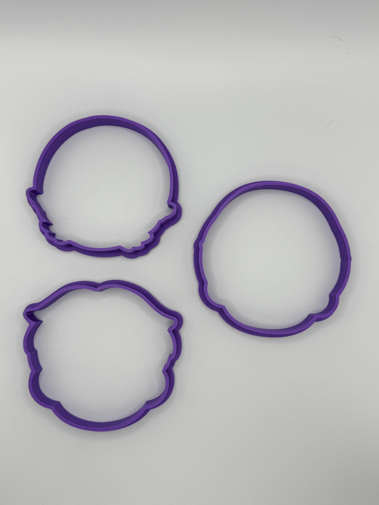 Saja Boys Cookie Cutters - K-Pop Chibi Faces | Korean Idol Cookie Cutters | Cute Character Baking Tools