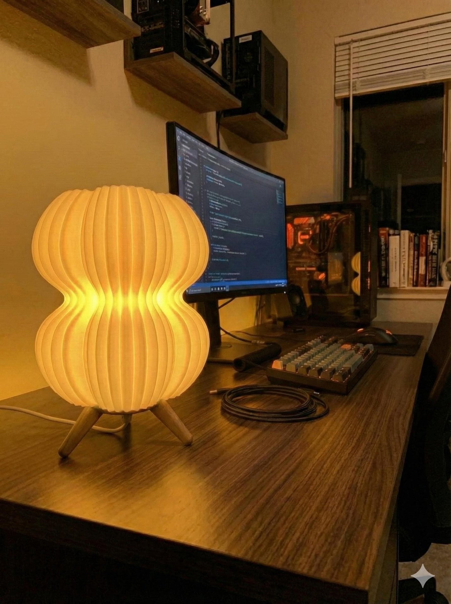 Ola Lamp – Modern 3D Printed Table Lamp | Designer Lamp