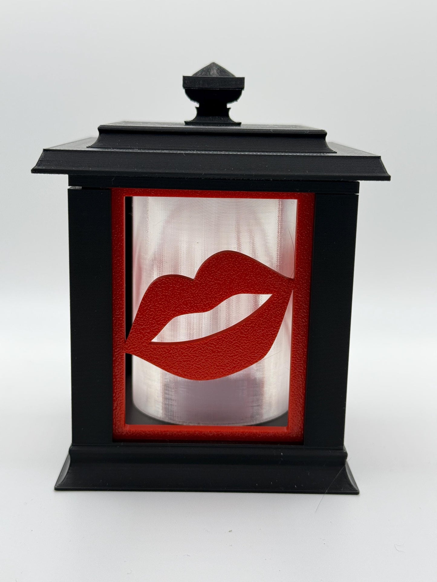 Modern Valentine’s Day LED Tea Lantern With Interchangeable Panels