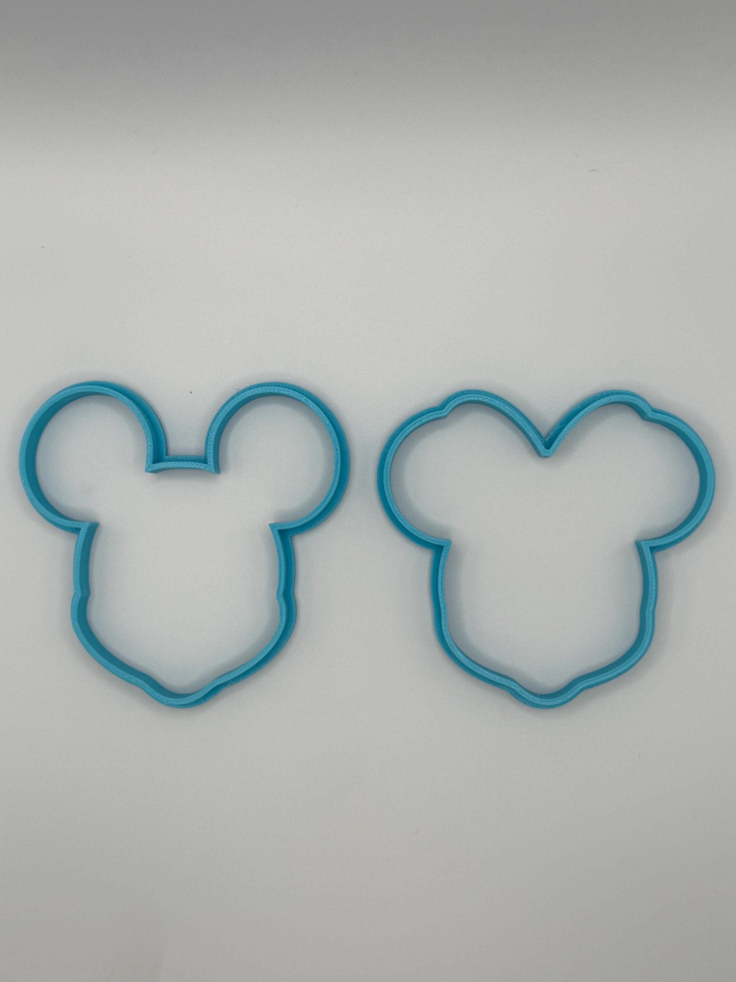 Mickey and Minnie Mouse Cookie Cutter Set, Disney-Inspired Baking Tools, Fondant & Dough Cutters, Kids Party and Birthday Baking Supplies
