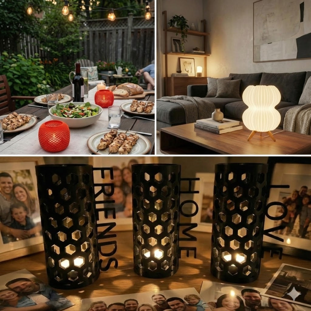 Modern Illumination & Sculptural Decor