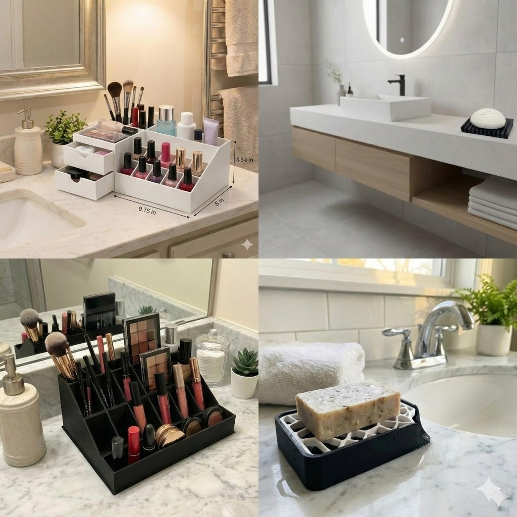 Modern Bathroom Organization