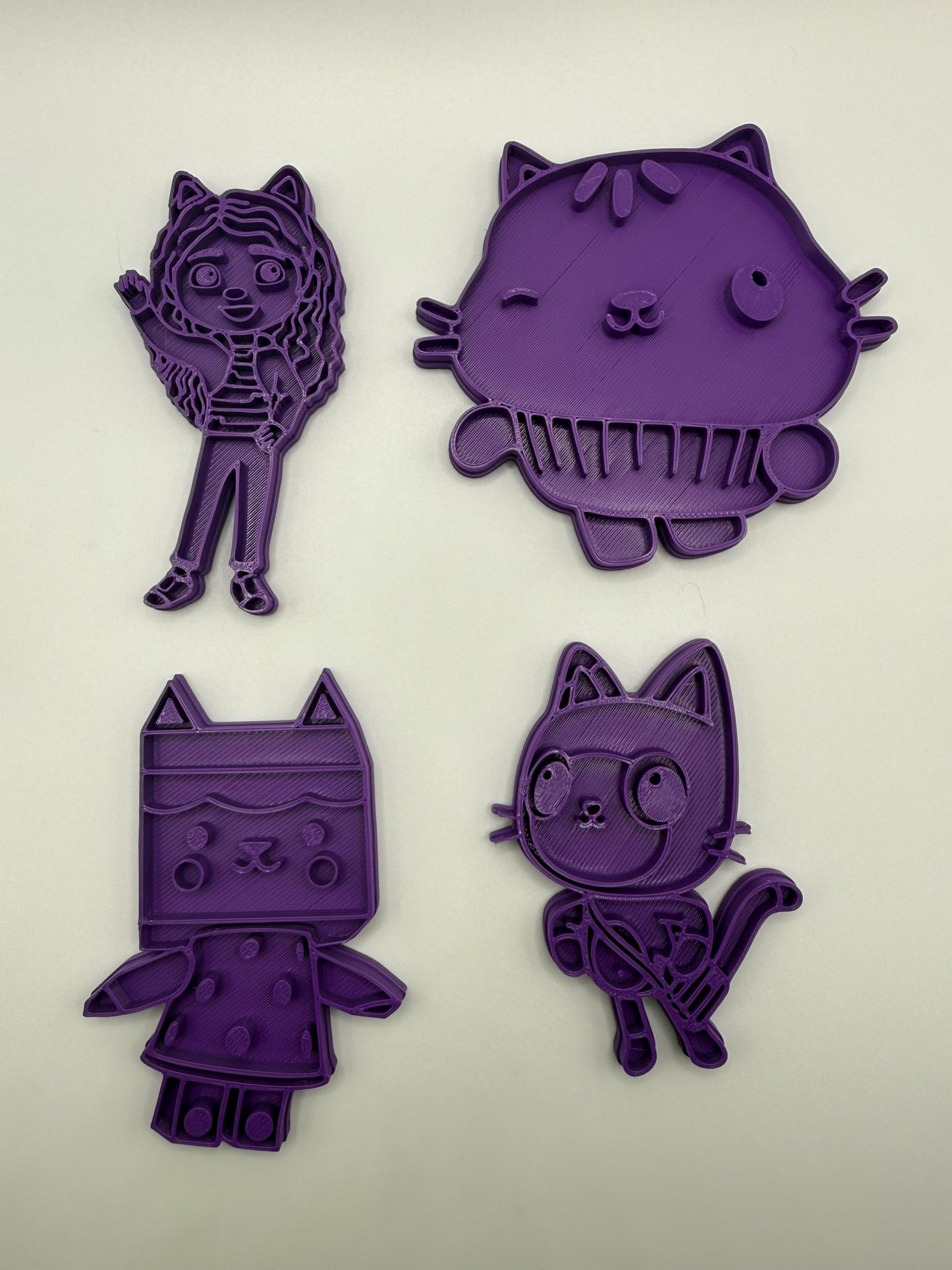 Gabby’s Dollhouse-Inspired Cookie Cutters – 4-Piece Set!