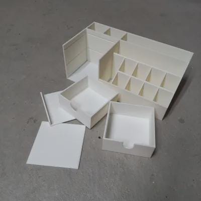 Compact Makeup Organizer with Drawers, Vanity & Bathroom Counter Organizer, Cosmetic Storage for Small Spaces