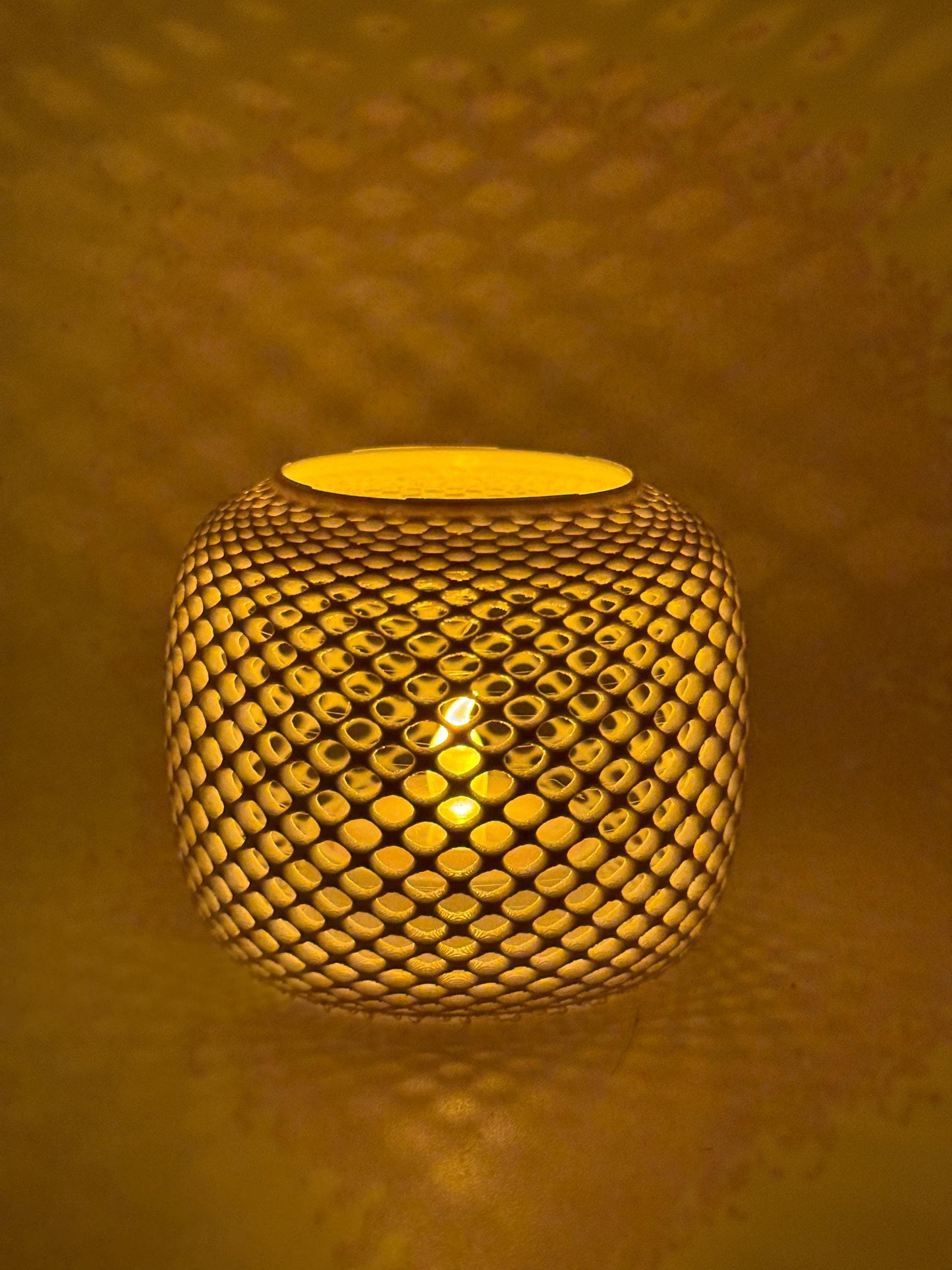 Brighten Your Space with Our Stunning 3D Printed LED Tea Light Holder!