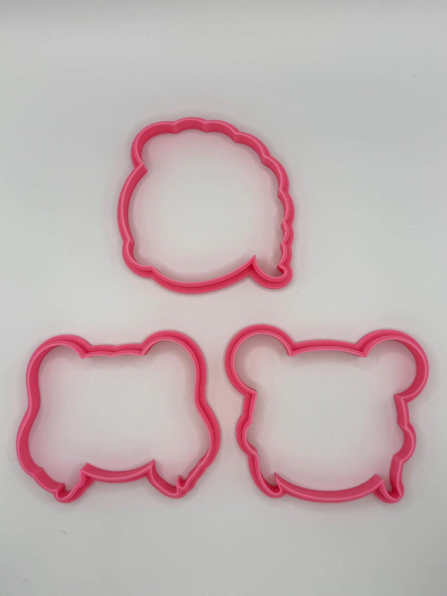 12-Piece K-Pop Huntrex Cookie Cutter Set – Rumi, Zoey & Mira Idol Cutters – Derpy Tiger, Sussie and Ramen Cup Baking Tools for Fans