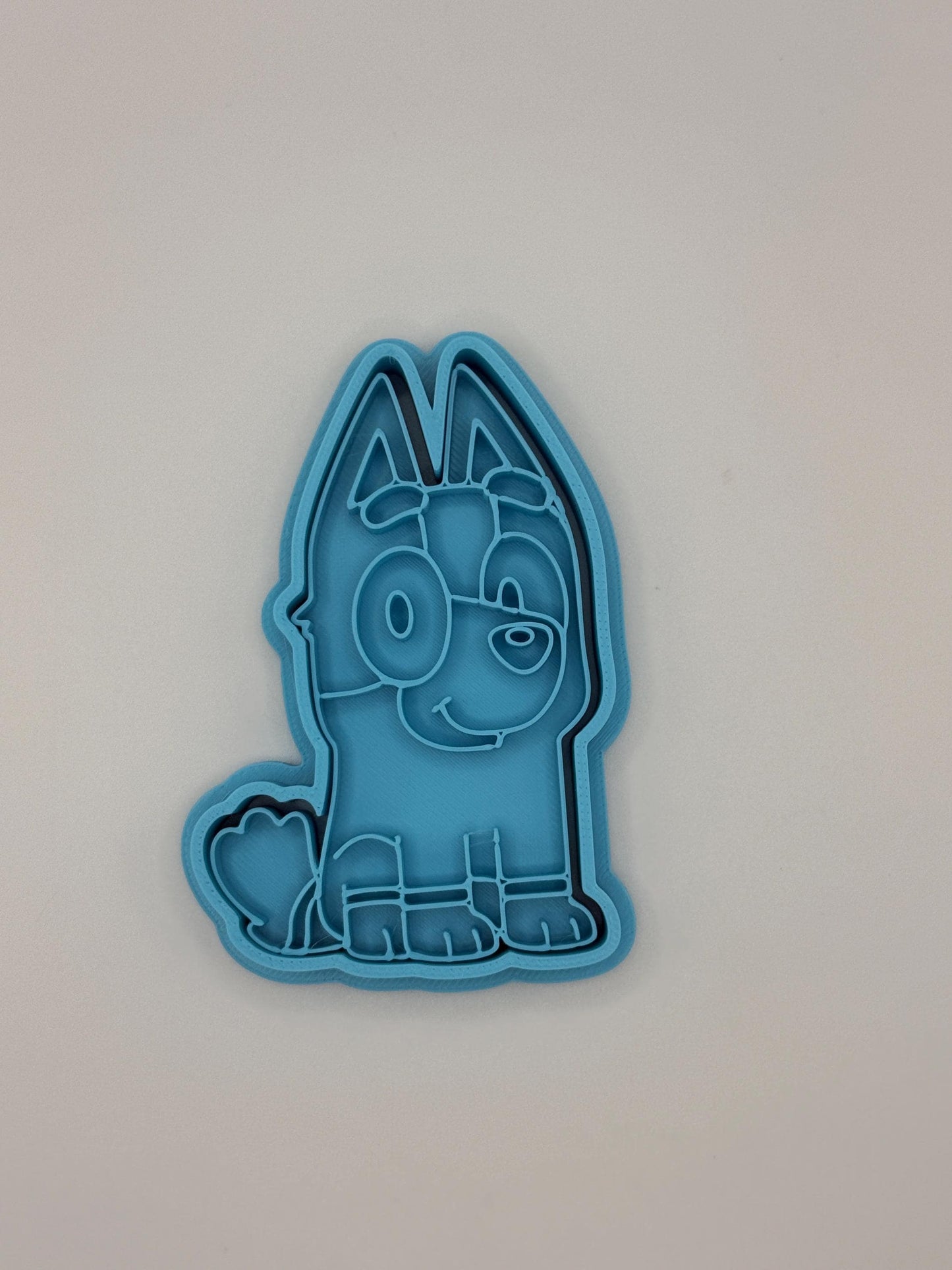 Bluey Cookie Cutter Set: Kids' Party Baking, Food-Safe Plastic