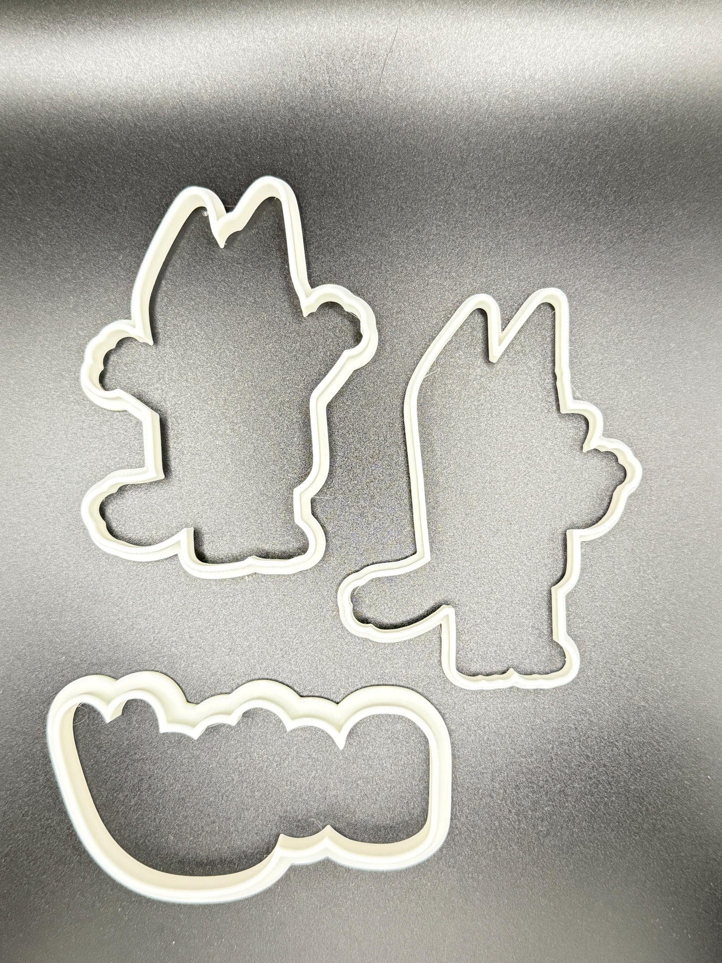 Bluey Cookie Cutter Set: Kids' Party Baking, Food-Safe Plastic