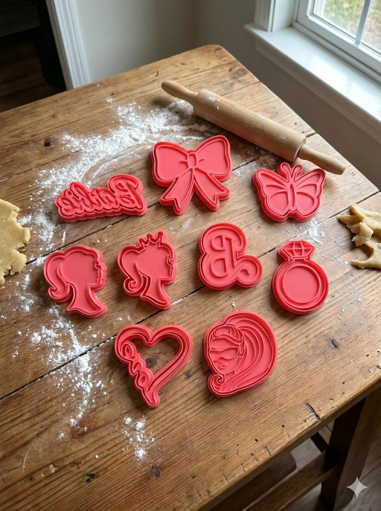 10-Piece Barbie Inspired Cookie Cutter Set – Shopify Exclusive