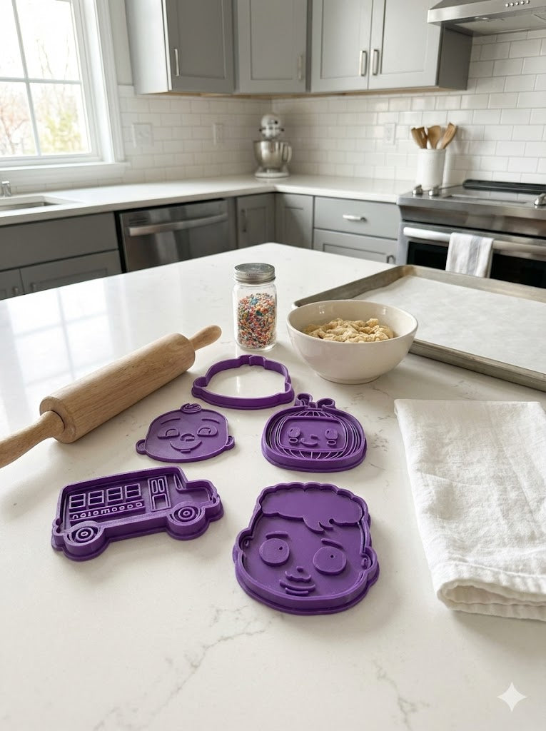 Cocomelon Inspired Cookie Cutters – Shopify Exclusive Collection