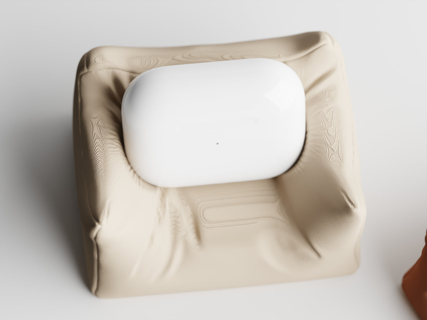 CushionCradle: 3D Printed Mini Sofa Stand for AirPods