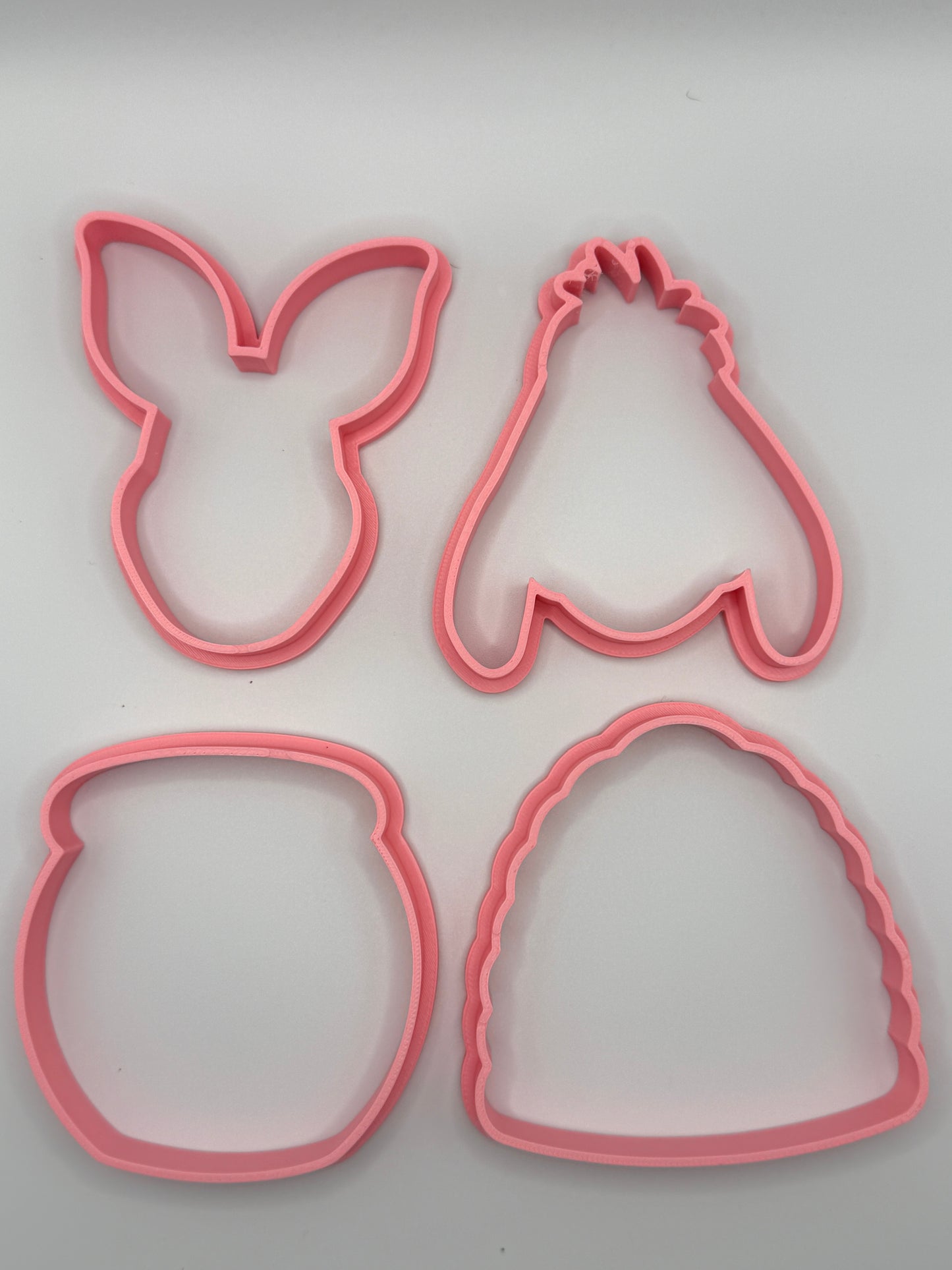 14-Piece Winnie the Pooh Cookie Cutter Set – Pooh, Tigger, Piglet, Eeyore & More – 3D Printed Stamp & Cutter Bundle for Baby Showers & Birthdays