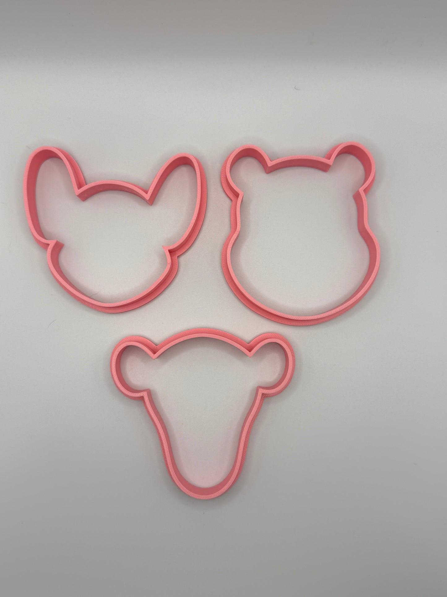 14-Piece Winnie the Pooh Cookie Cutter Set – Pooh, Tigger, Piglet, Eeyore & More – 3D Printed Stamp & Cutter Bundle for Baby Showers & Birthdays