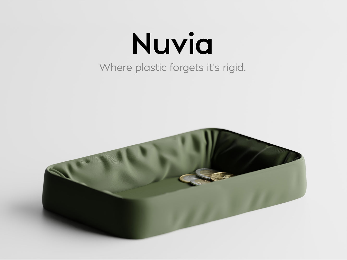 Modern Valet Tray | 3D Printed Catchall with Fabric Texture Illusion | Minimalist Entryway Key Bowl | Aesthetic Desk Organizer | Jewelry Dish