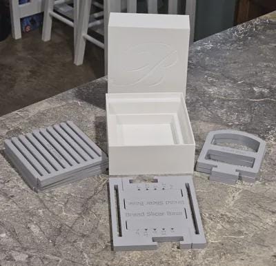 Adjustable Bread Slicer Guide – Even Slices Every Time | Reusable Bread Cutting Tool | Compact & Easy to Store