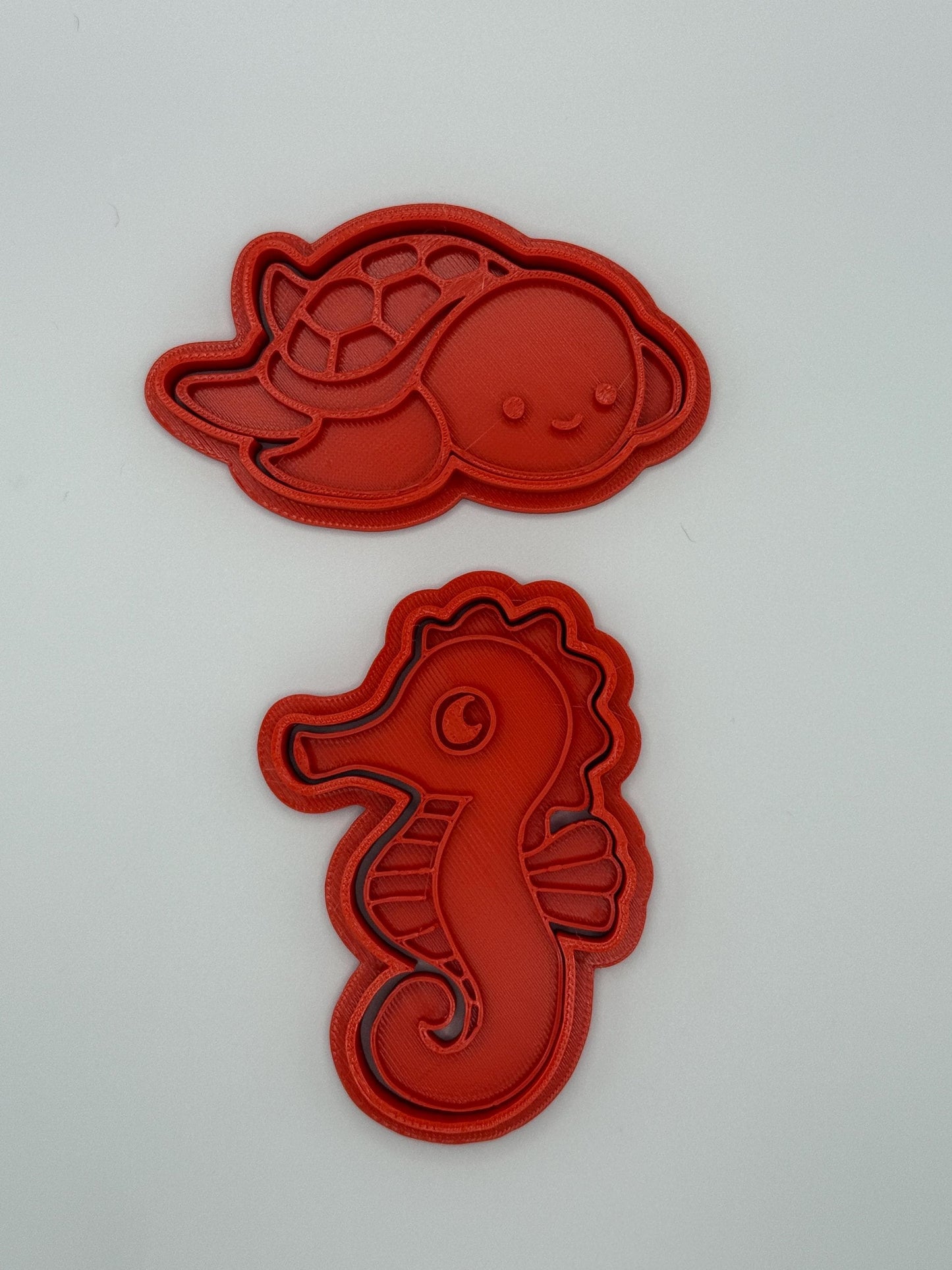 3D Printed Sea Creature Cookie Cutters: Ocean Animal Baking Set