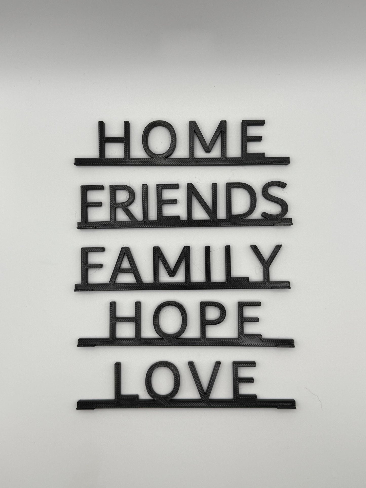 Hexagonal Tea Light Holder: Modern Home Decor with Inspiring Words