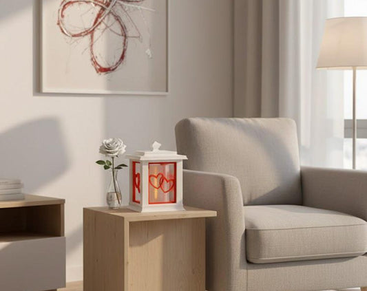 Modern Valentine’s Day LED Tea Lantern